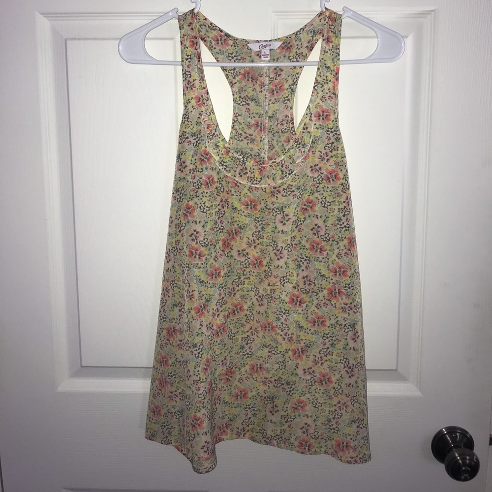 Floral tank top